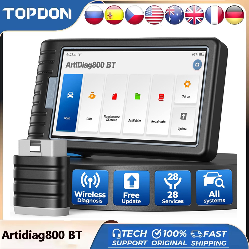TOPDON ArtiDiag800 BT Auto Dia - Topdon Tc001 Thermal Camera recensie en prijs
